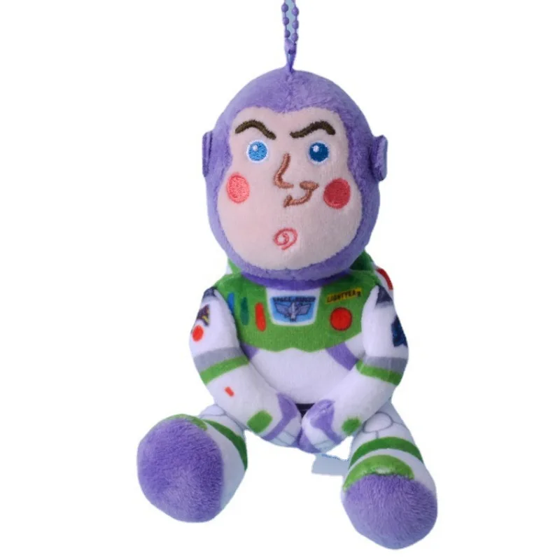 12CM Disney Buzz Astral Torba Pluszowa zabawka Anime Wypchane lalki Toy Story Woody Kawaii Wypchany plecak Deco Prezenty dla dzieci