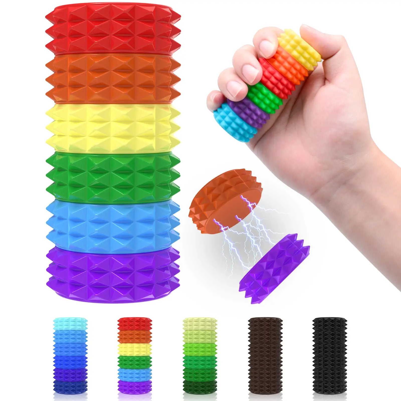 Fidget Magnet Balls,Pain Stim Fidget Sensory Toys for Autism ADHD Adults Kids Antistress Handheld Roller for Travel Classroom