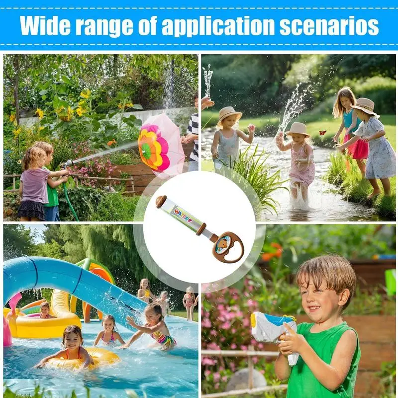 Juguete de agua de fuegos artificiales, juego interactivo de piscina con chorro de agua, accesorios de aspersor de fuegos artificiales divertidos y compactos para cumpleaños y Día de los niños