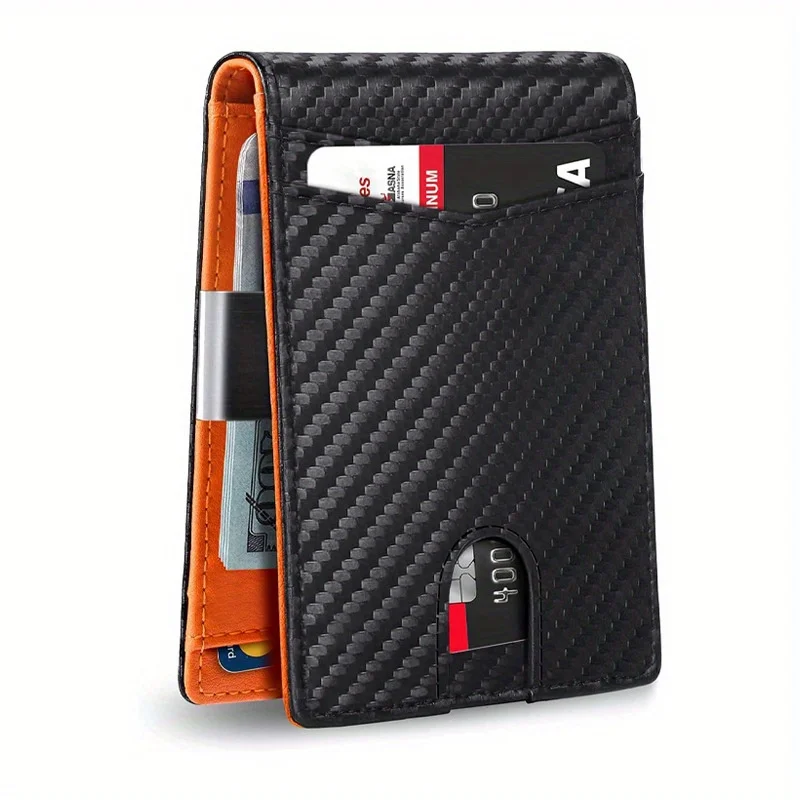 

Популярный мужской кошелек с 12 отделениями для карт, функцией защиты от кражи (RFID), отделением для долларовых купюр, прочный и долговечный.