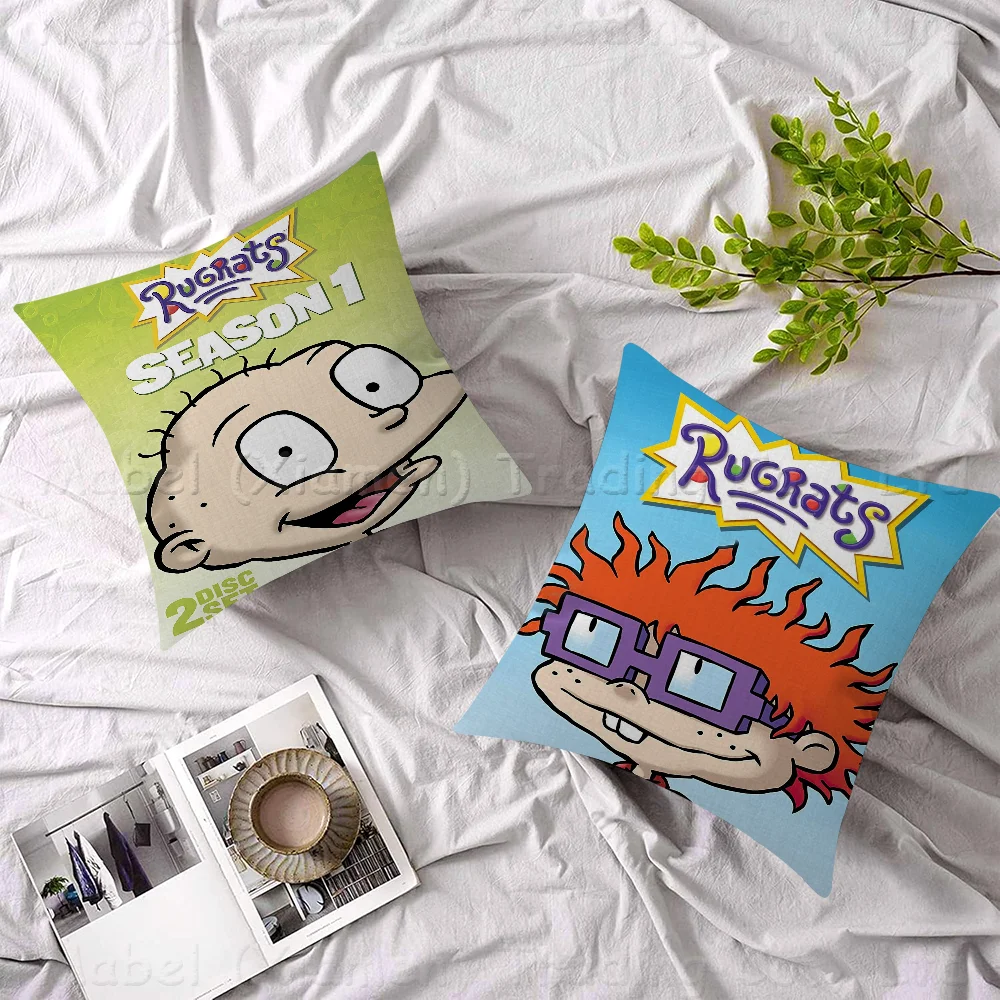 R-Rugrats Pillow Gift Home Office Decoration Bedroom Sofa Car Cushion Cover Case 45x45