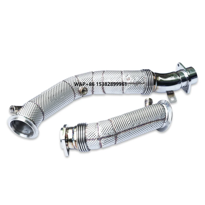 In Stock Stainless Steel Exhaust Pipe for M2C/M2 Competition M3 M4 F80 F82 F83  S55 3.0 2013- Heat Wrap Exhaust Header