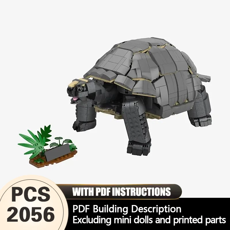 Creators Animal Series Model MOC Building Bricks Giant Tortoise Modular Technology Gifts Holiday Assemble Toys Suit Display