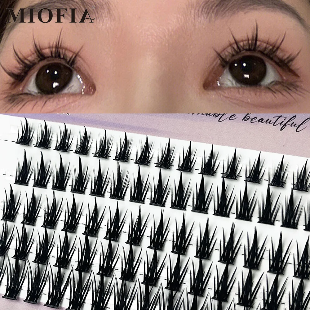 New Cluster Eyelash 1 box/80 clusters Nature eyelashes extension individual Eyelash bunches Russia Volume Makeup Tools Lashes