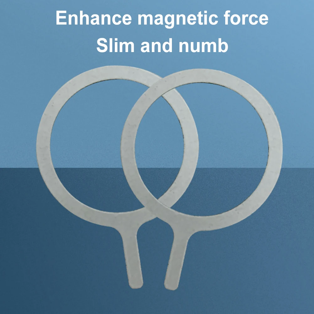 휴대폰 마그네틱 무선 충전기 금속판, 범용 자석 링 스티커, 아이폰 15, 14, 13, 12 프로 맥스