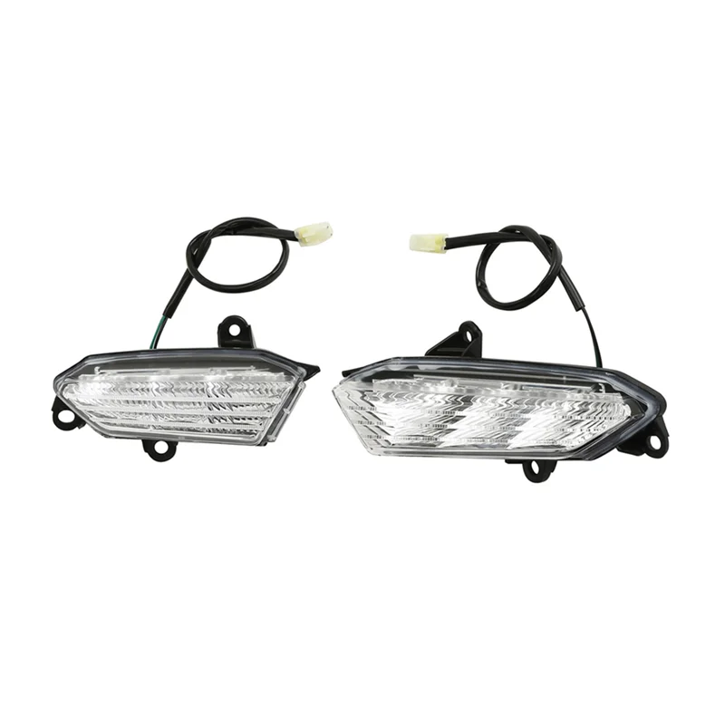

AB56-Front LED Turn Signal For Honda Gold Wing Gl1800 18-24 Motorcycle Windshield Decorative Light Brake Light LED Driving Light