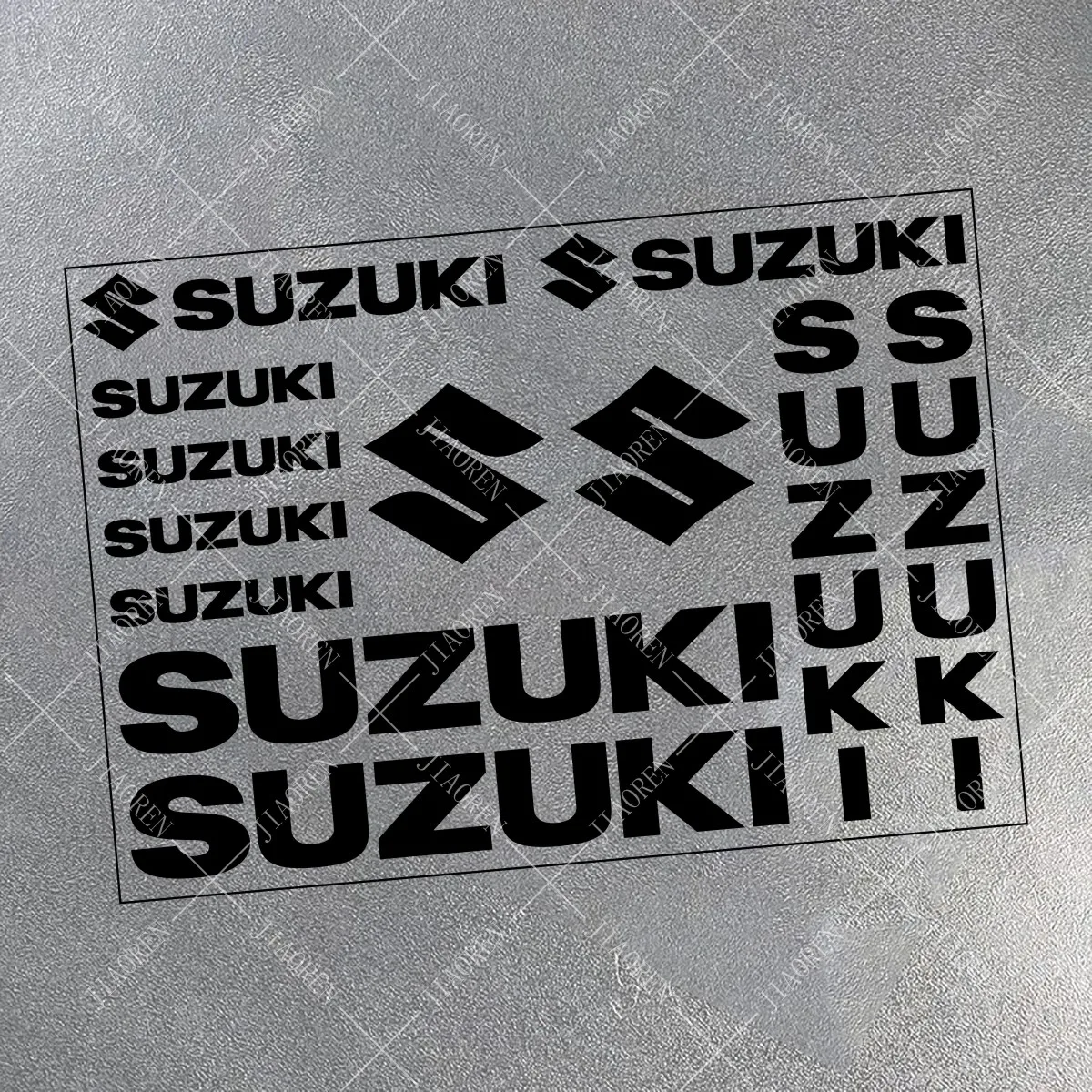 Vinyl Suzuki Sticker Logo Motorcycle Bicycle Decal Letter Kit