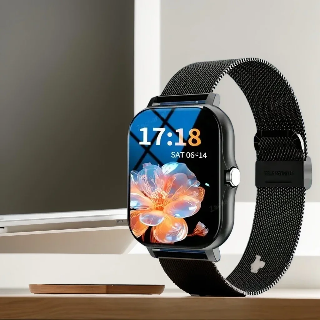 

Смарт-часы 2025 года с Bluetooth-вызовом, экран 1,83 дюйма, водонепроницаемый мониторинг сна, спортивный шагомер для iPhone Android
