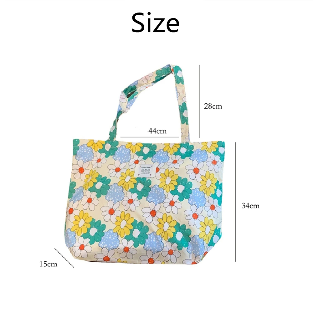 Retro Floral Women\'s Canvas Shoulder Bag High Capacity Girls Student Book Tote Handbag  Flower Female Eco Reusable Shopping Bags