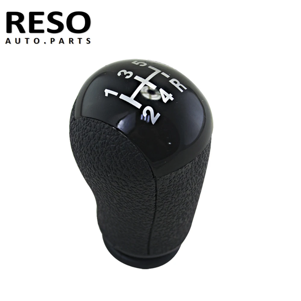 

RESO Black 5 Speed MT Gear Stick Shift Knob Car For Ford Focus Mondeo MK3 S-MAX C-MAX Mustang Galaxy Fiesta MK6 Transit