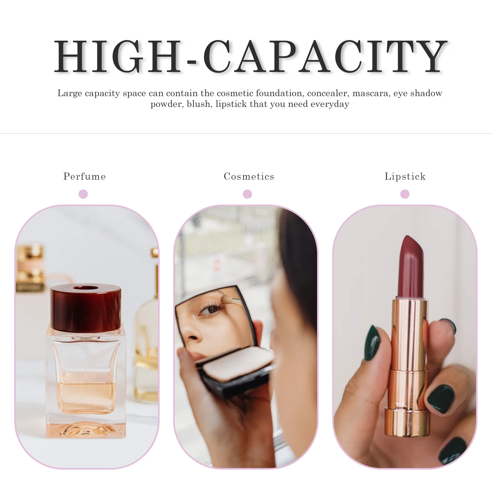 2Pcs Transparent Travel Bag Silver Glitter Pouch Waterproof Makeup Organizer Bag Transparent Toiletries Pouch