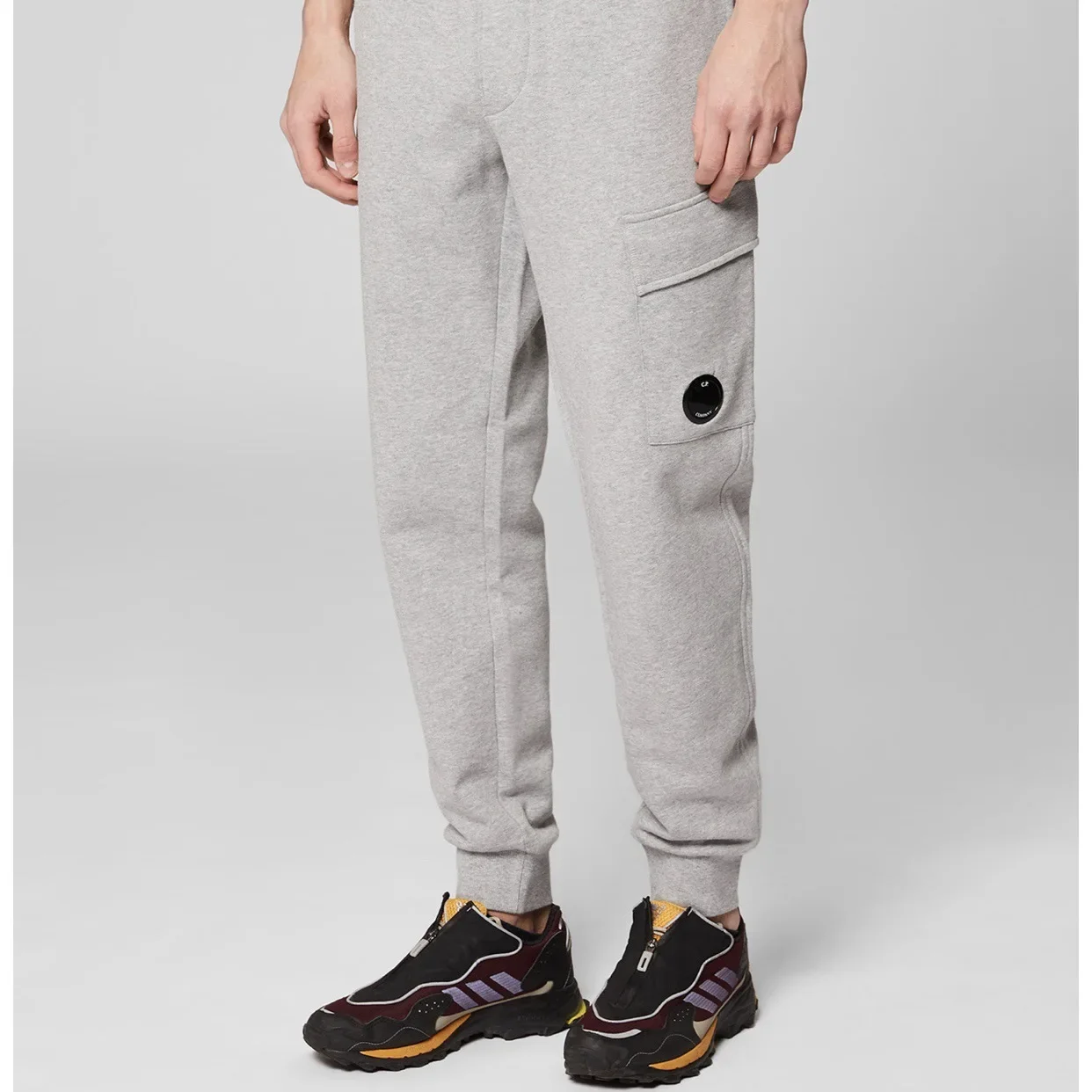 عبر الحدود النمط الأوروبي الرجال النساء Sweatpants غير رسمية بنطلون جيوب متعددة وظيفية المألوف الكاحل طول السراويل