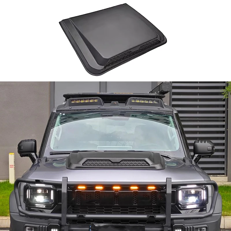 Fit for JETOUR Traveler T2 High Quality Car Hood Cover  Modification Off-road Cyber Hood Car Exterior Protective Accessories