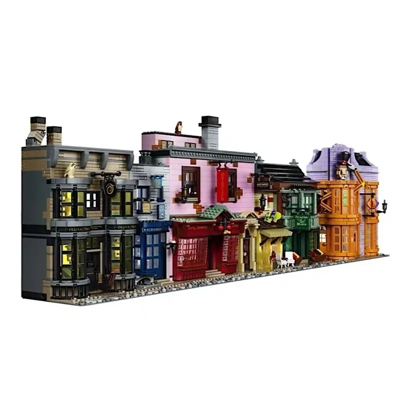 19015 5544Pcs Diagoned Alley Building Blocks Kits Bricks Classic Movie Series Model Kids Diy Toys for Children Gift 10217 75978