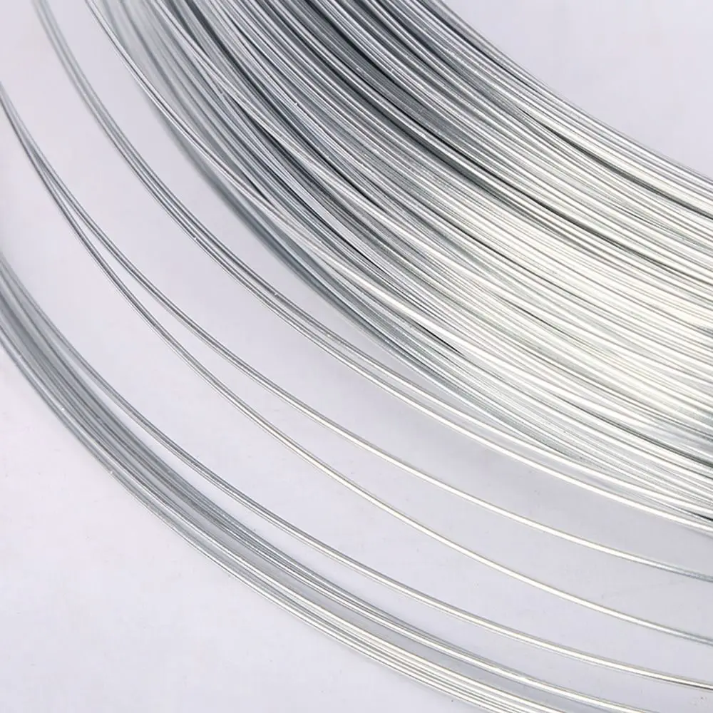 Hardware Accessories Solid Wire Galvanized Iron Wire Steel Wire Galvanized Hobby Wire Crafts DIY Projects