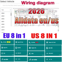 Logiciel de réparation automobile, toutes les données automatiques, compte en ligne Mit-chell Ide-ntifix, travail sur toute réparation d'ordinateur portable, toutes les données, 2025