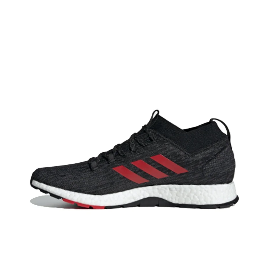 Adidas Pure Boost Running Shoes Unisex Low Top Black/Red G26430