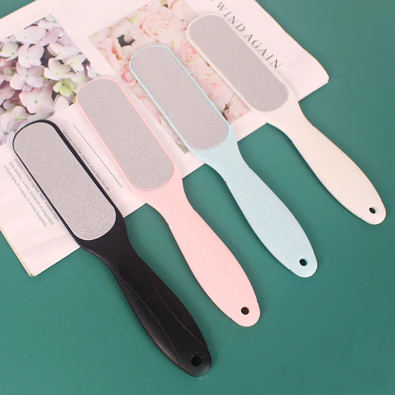 12 Pcs  plastic base foot file Pedicure Rasp, Stainless Steel  Foot  File Callus Remover