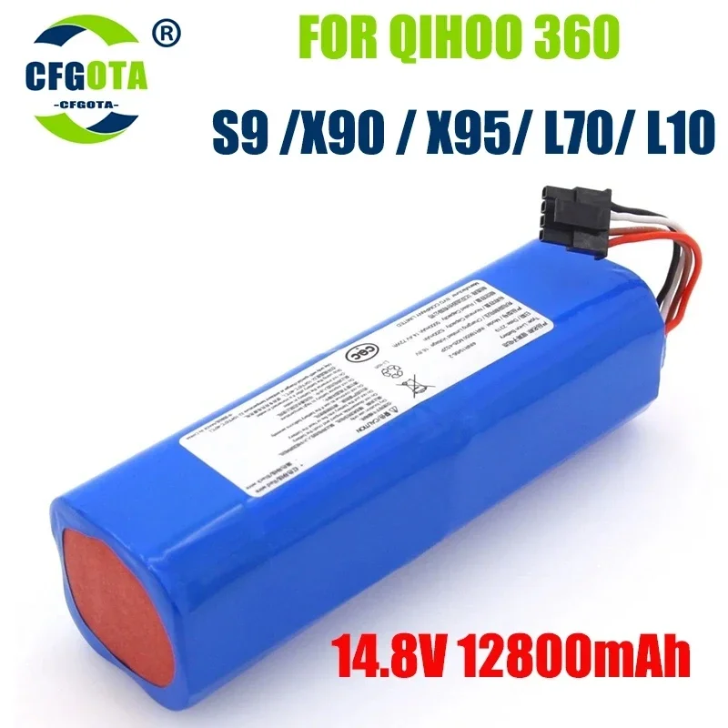 Original 12800mAh For Qihoo 360 X90 X95 S9 S10 Sweeping robot Original battery