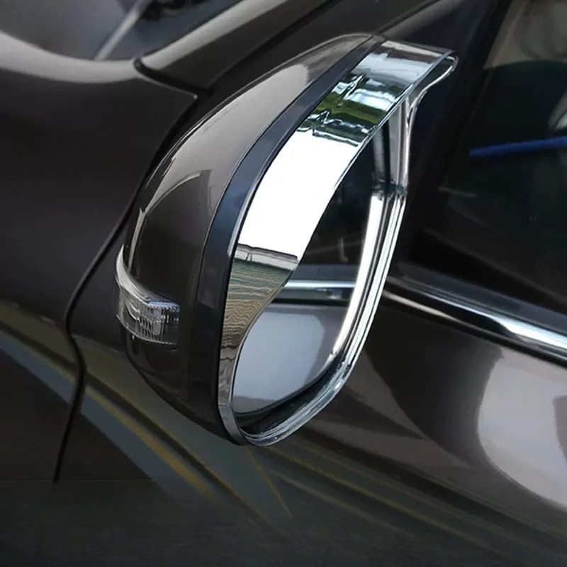 Rearview Mirror Rain Visor Decor Sticker Modification Fit For 2013-2022 Mitsubishi Outlander