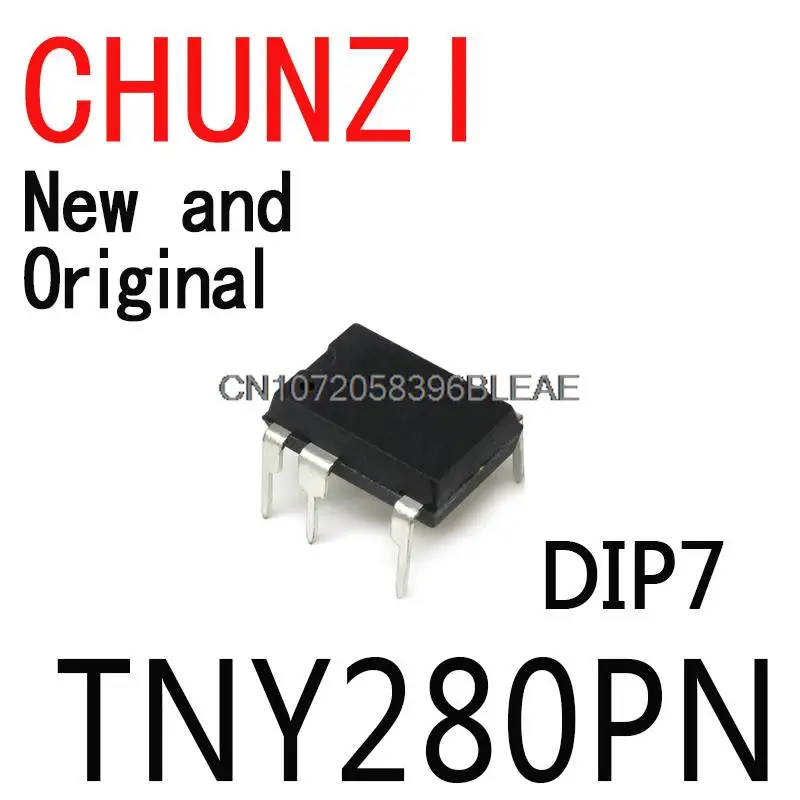 DIP TNY280P DIP TNY280 DIP-7 280PN IC TNY280PN, Nouveau et Original, 10 Pièces
