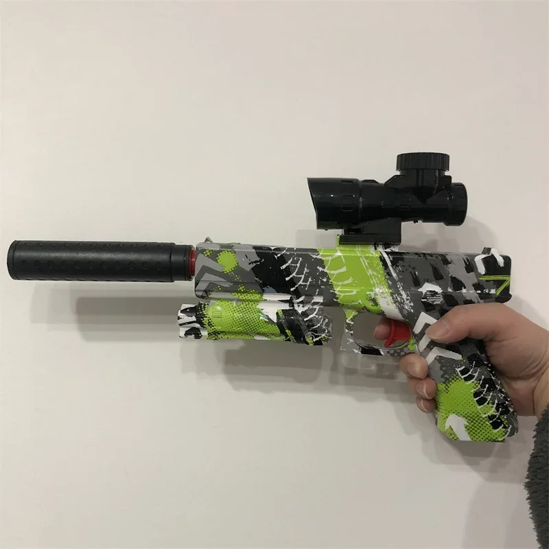 Electric New Gel Bal Gun Toys Water Gel Ball Beads Shooter AK Weapon CS Fighting Outdoor Game Airsoft for Children Adult