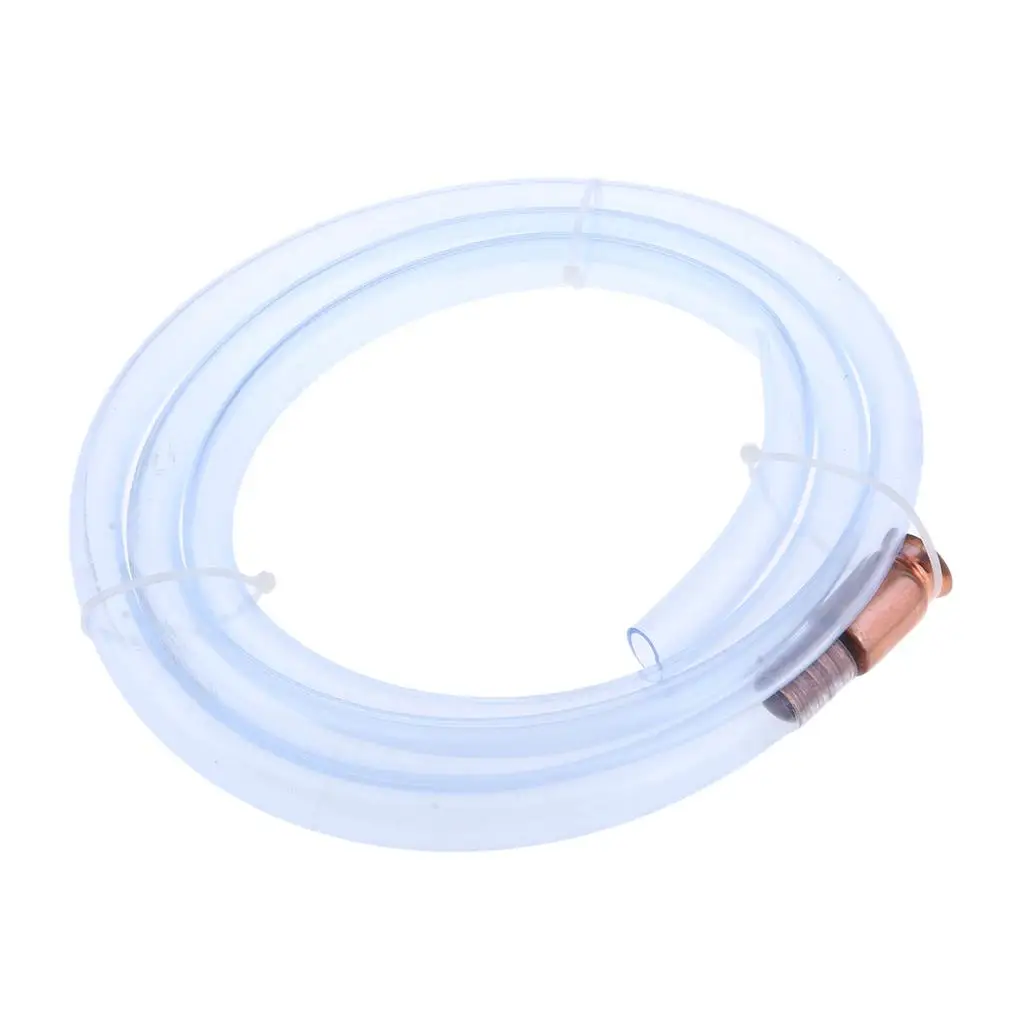 Jiggler Siphon Hose Pump Brass Tip Anti Static Tubing Water Transfer Tool for Home and Garage