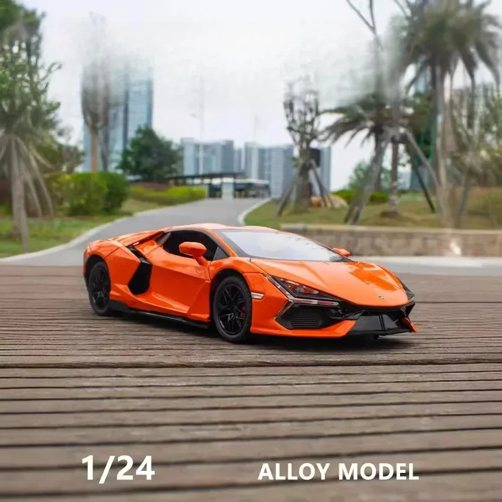 

1: 24, новая аудиовизуальная модель автомобиля Big Bull, детская игрушка, коллекция украшений, подарки на день рождения