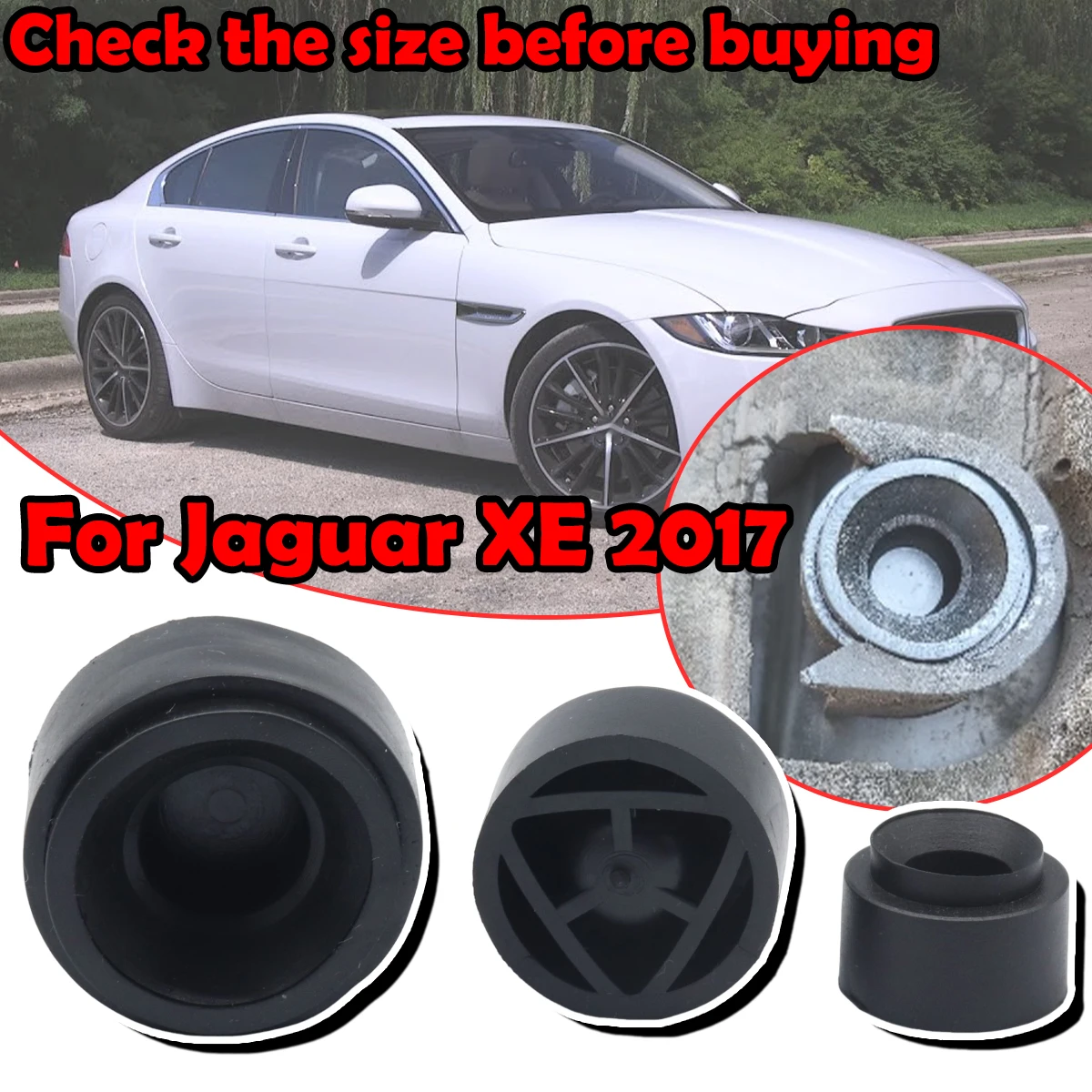 Car Engine Cover Mounting Clip For Jaguar XE 2017 Push-on Connector Grommet Bushing Absorber For Focus VW Volvo MINI Audi BMW
