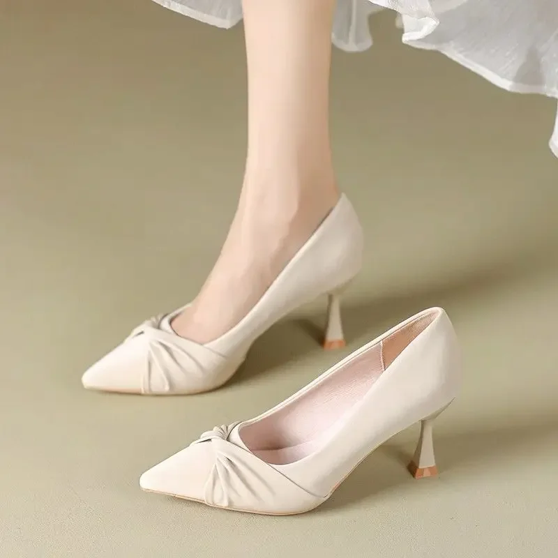 

Summer Footwear with Heel Shoes for Women Green Office Medium Heels Moccasins Elegant Dress on Offer E Fashion Y2k A W210