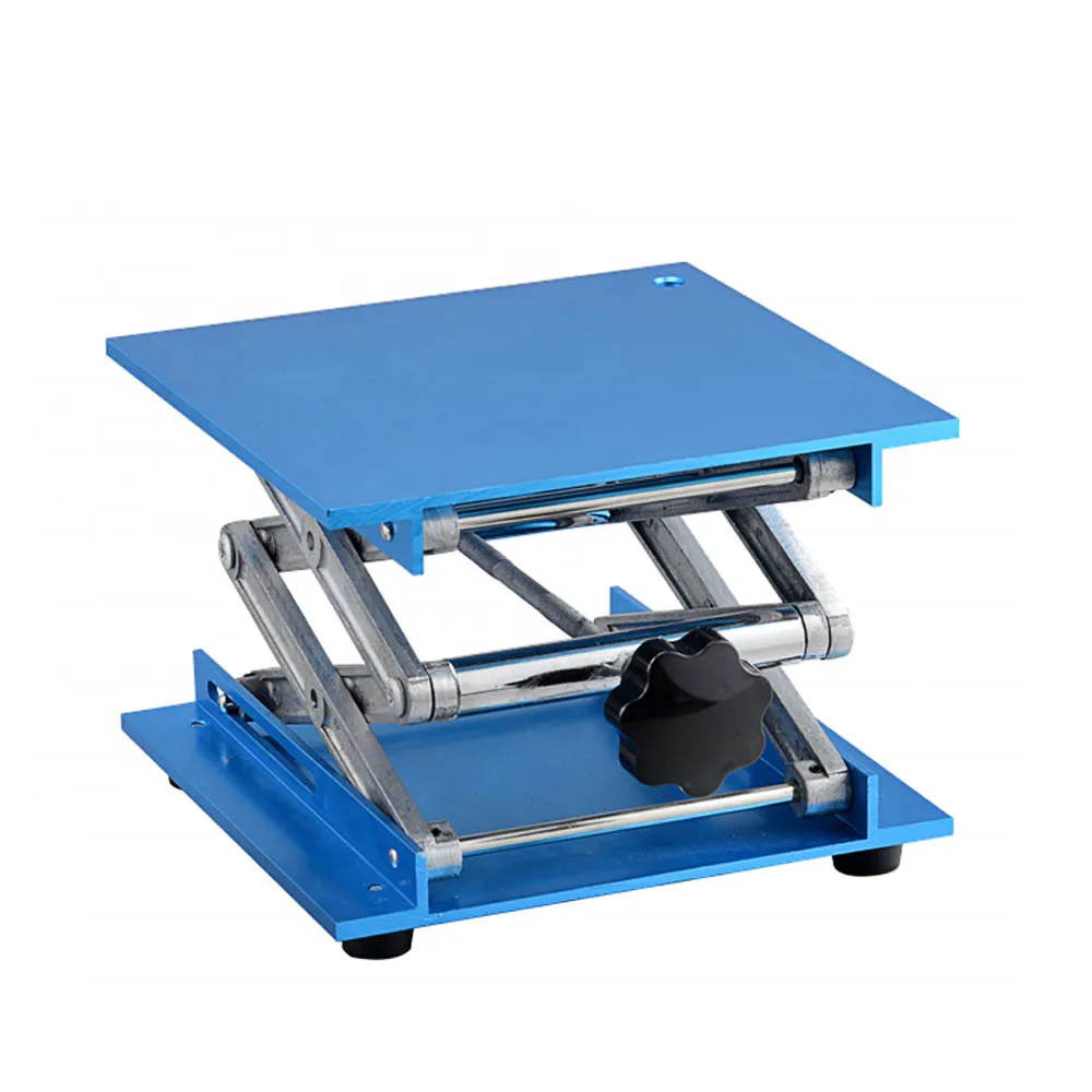 

HAIJU LAB 150x150 Laboratory Jack Aluminum With Spray Coating Lab Use Lifting Platform Stand Rack Scissor