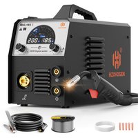 HZXVOGEN 5 in 1 MIG 185A Semi-Automatic Welding Machine Gas Mix-gas Non-Gas MIG/TIG/ARC/MMA/MAG Multifunction Welder Equipment