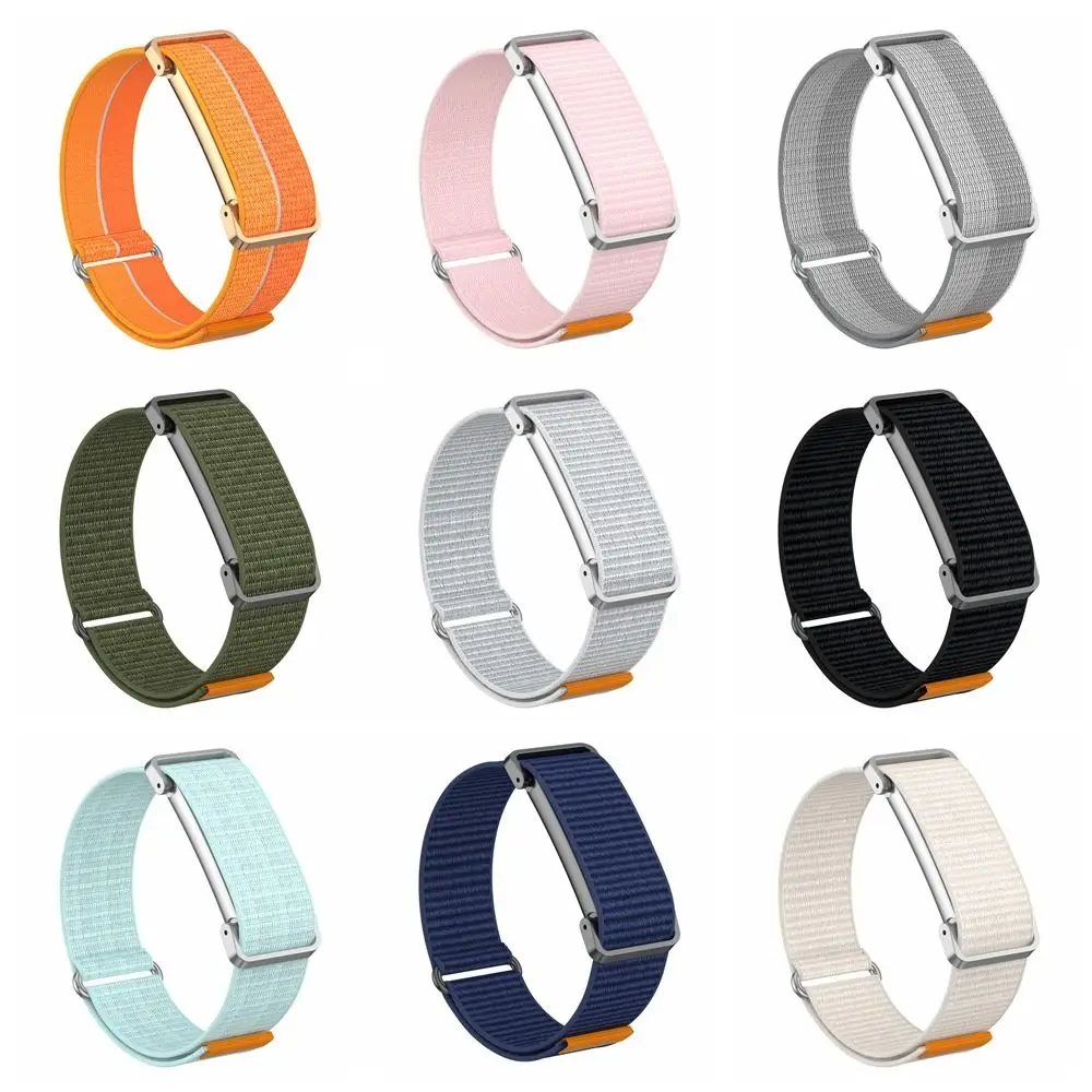 Nylon-Sportbänder, verstellbarer Fitness-Tracker-Gurt mit Schnellverschluss, atmungsaktives Ersatzarmband für Google Fitbit Air