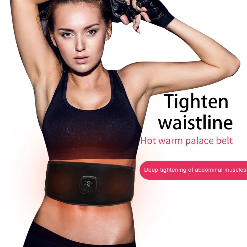 Electric Abdominal Massage Instrument Waist Muscle Stimulator EMS Massager Slimming Belt Belly Shaping Massage Fitness Machine