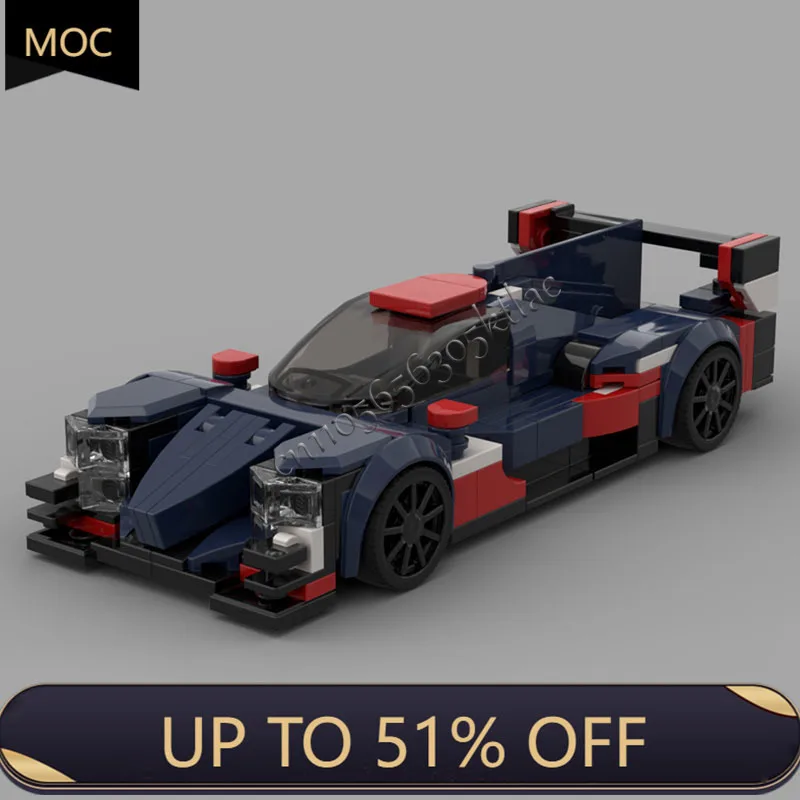 

275 шт. MOC Speed Competition Series 07 LMP2 Racing Building Blocks Модель DIY Творческие технологии Кирпичи Игрушки Детские праздничные подарки