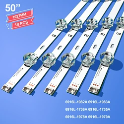 Striscia di retroilluminazione a LED a 3set per 50 lf5800 6916l 1735a 50 lb5610 50 lf652v 50 lb650v 50 lb659y 50 lb6500 50 lb5700 50 lb5800 50 lf6500