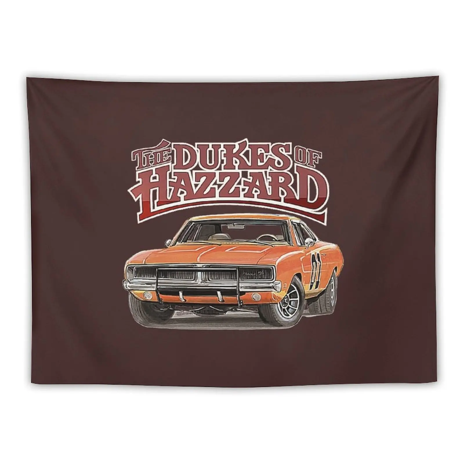 The Dukes of Hazzard - General Lee Tapestry Bedroom Decorations Decoration Aesthetic Tapestry