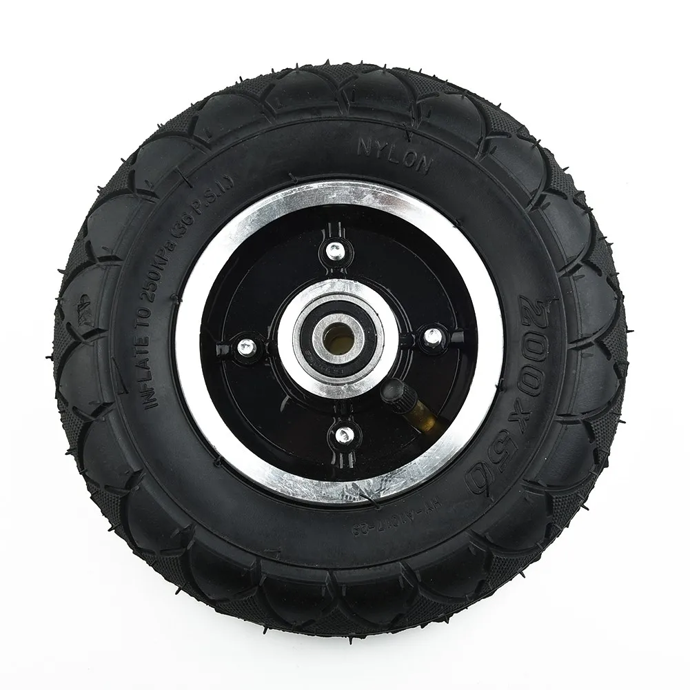 Electric Scooter Tire and Inner Tube Set for 8 Inch Pneumatic Wheel Includes Wheel Hub Bearing  Electric Scooter