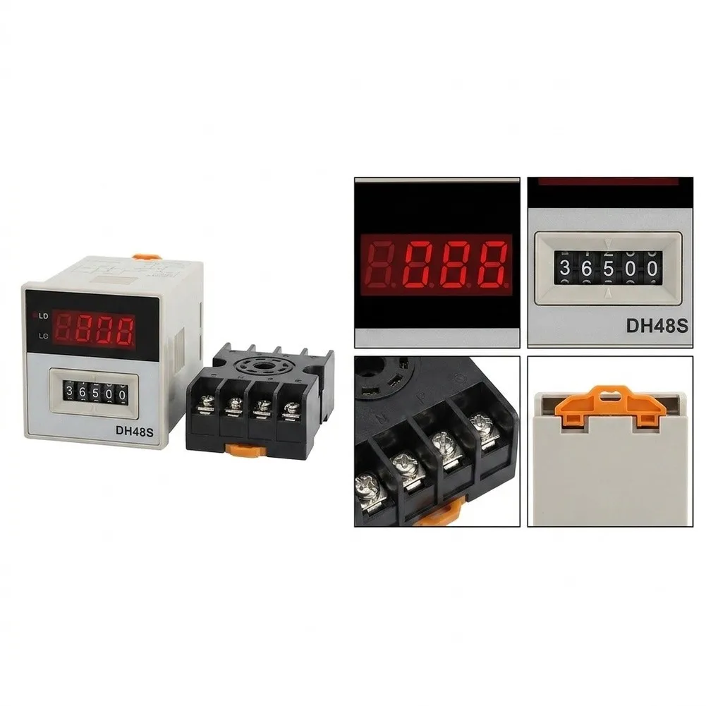 Adjustable Cycle Timer Switch With Led Display Infinite Cycle Function For Household Electrical Appliance Power Control Hardware