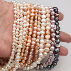 Higher Quality Baroque Pearls 4-9mm Natural Freshwater Pearl Loose Beads for Jewelry Making Supplies DIY Necklace Accessories