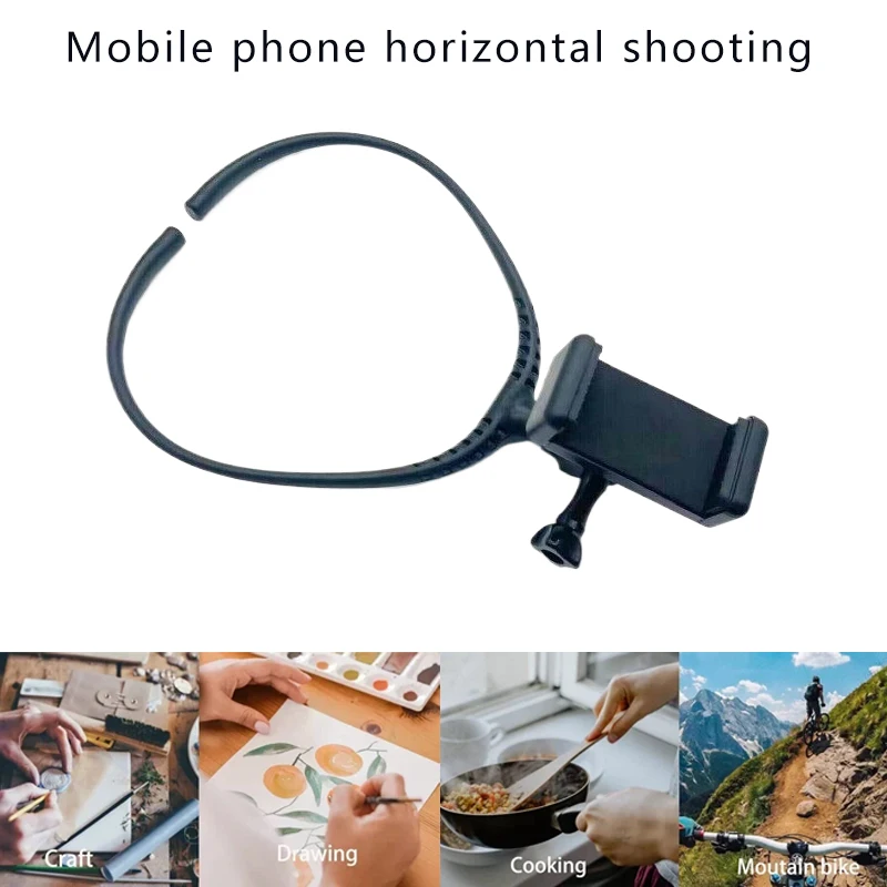 Soporte de cuello portátil manos libres soporte de teléfono perezoso soporte colgante Universal para soporte de estación de acoplamiento de Iphone