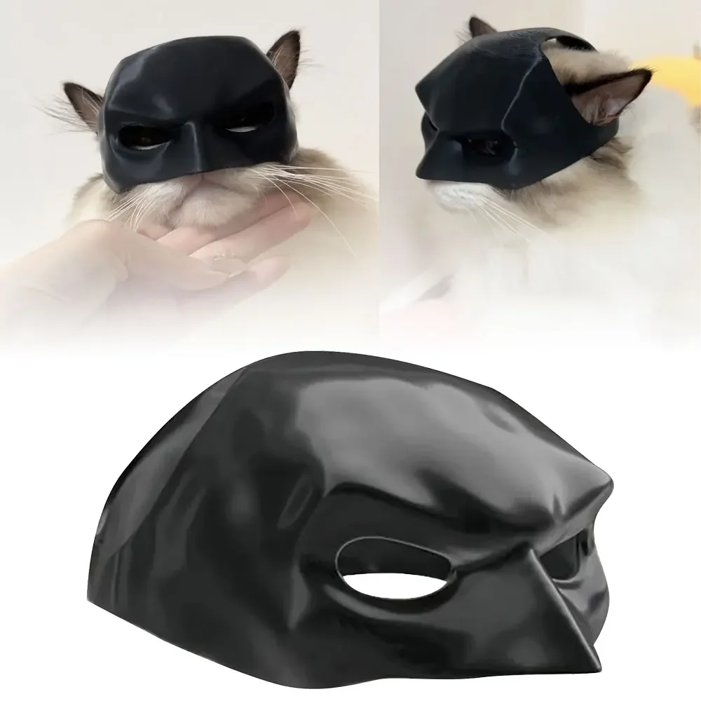 

Gift Black Bat Cat Avenger Mask Cute Matte Bat Mask Superhero Cool Pet Toys For Cats And Dogs