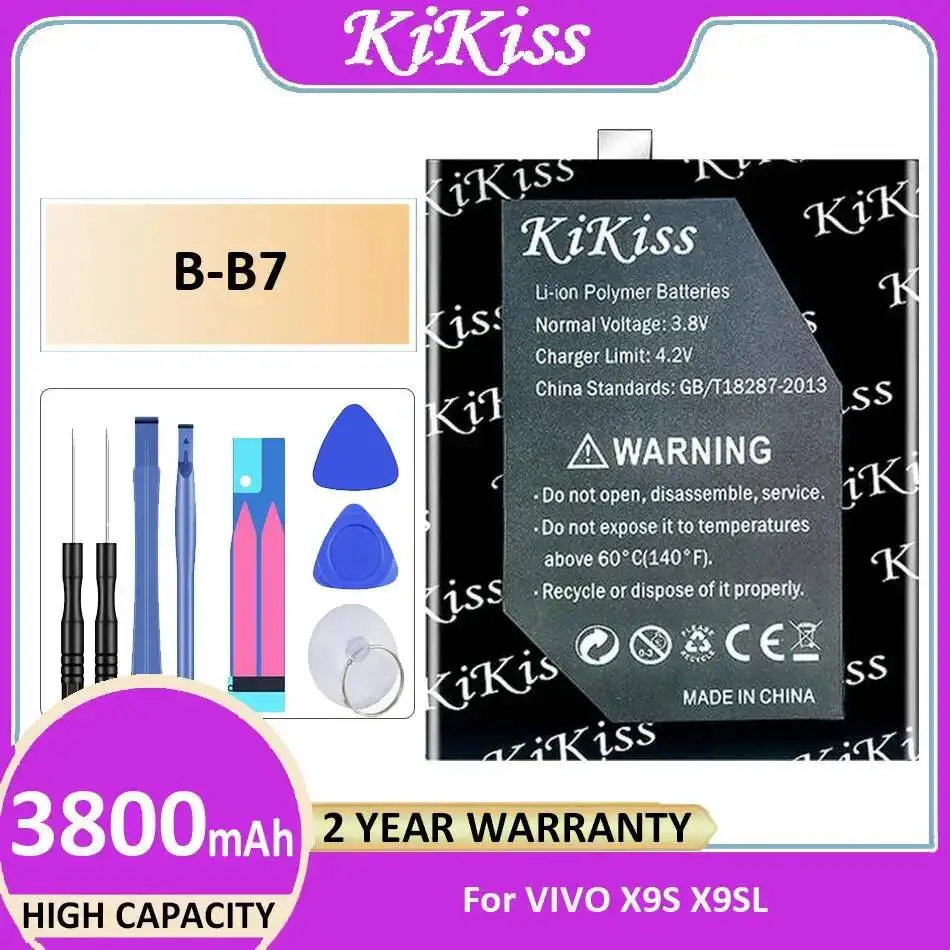 

Для Vivo X9S X9SL надежная замена B-B7 3800 мАч стабильный аккумулятор мобильного телефона