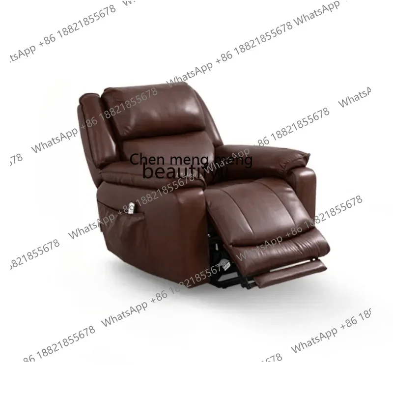 A182 C Smart chair leather electric turn multifunctional single help sofa elderly chair
