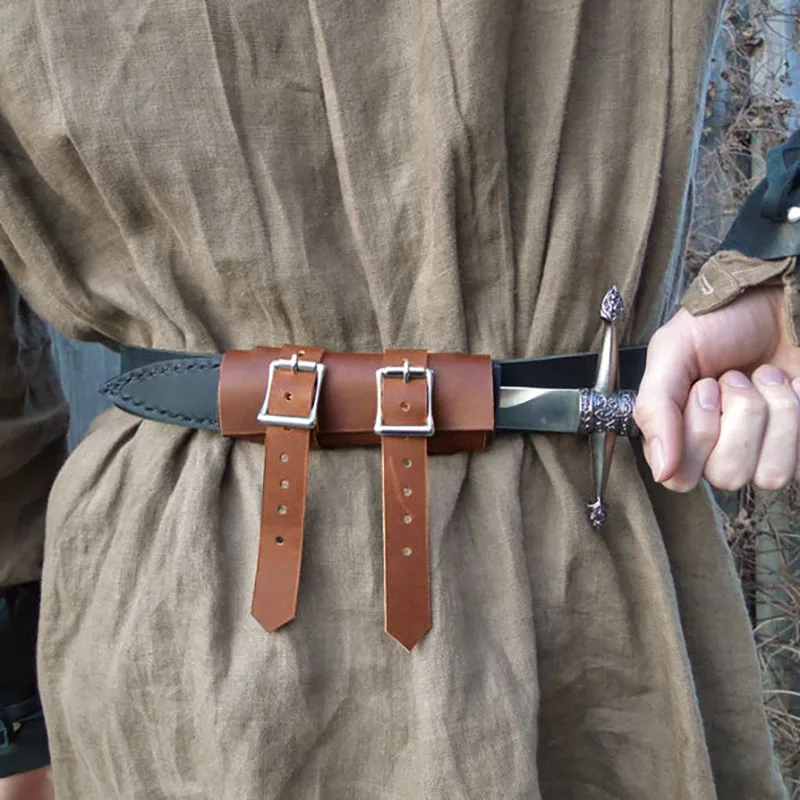 Mittelalterliche dunkle Elfe Assassin Gürtel Dolch Scheide Scheide Frosch versteckte Messer Abdeckung Halter Wikinger Ritter Cosplay Kostüm LARP Requisiten