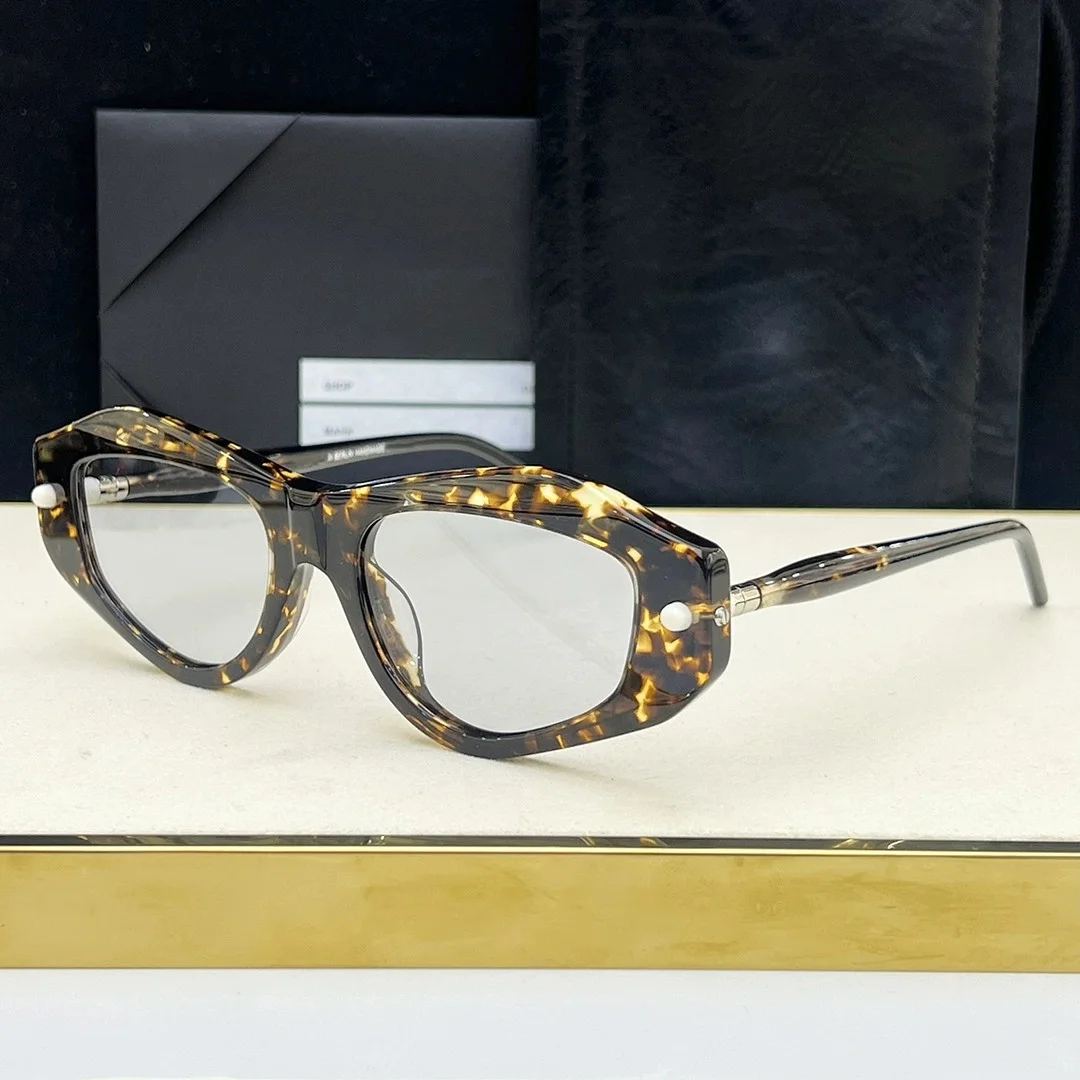 Belight Optical MASKE P15 Oval Shape Vintage Retro Acetate Men Women Cool Fashion Trendy Sunglasses With Case