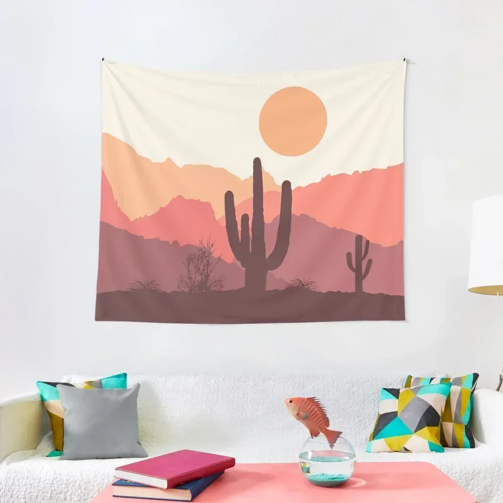 

Mexican desert sunrise Tapestry Christmas Decoration Home Decor Aesthetic Room Ornaments Tapestry
