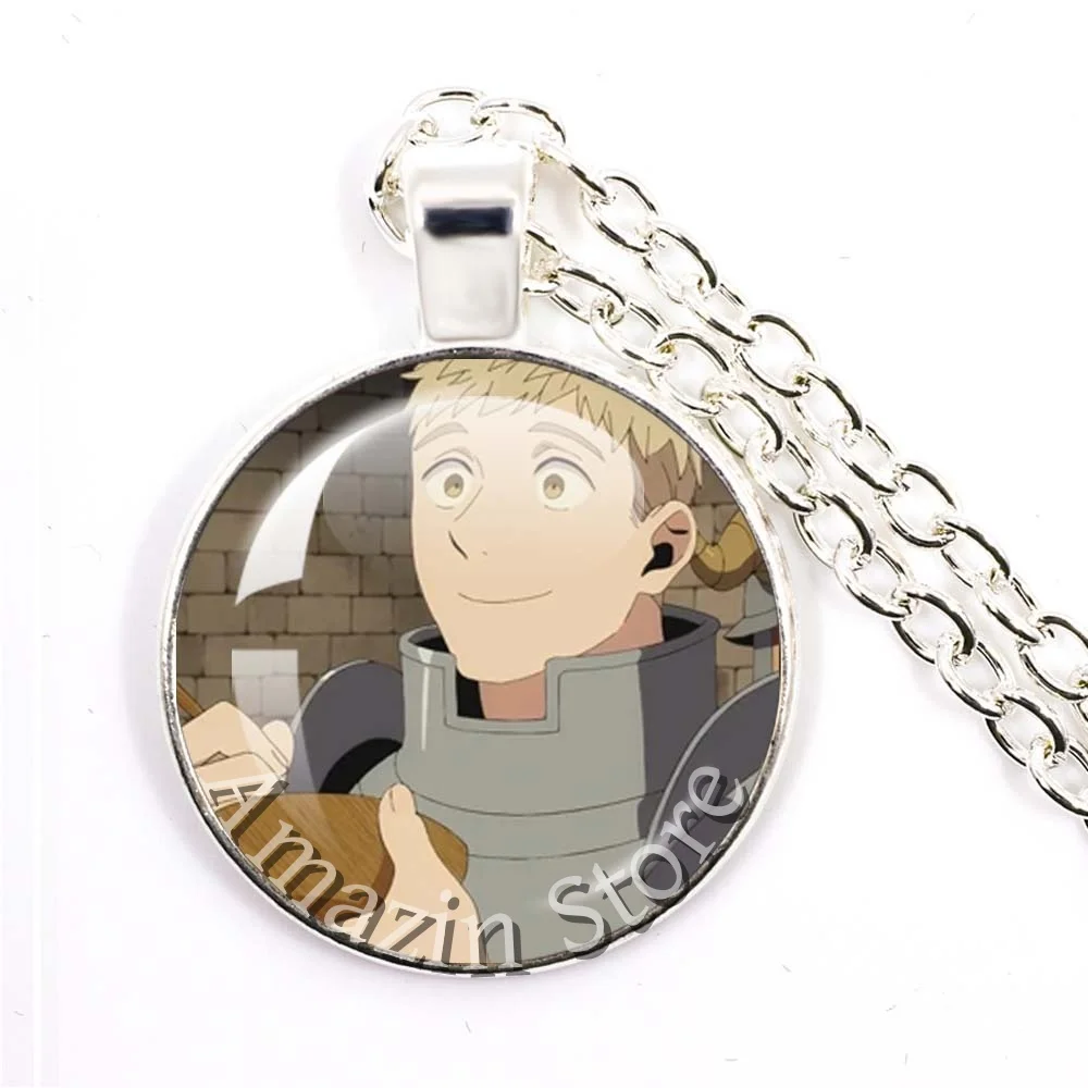 Pingente Redondo de 25mm, Mais Vendido, Pins de Anime Delicious in Dungeon, Pingente de Desenho Animado Raios Tuden Marcille, Acessório de Presente JD027