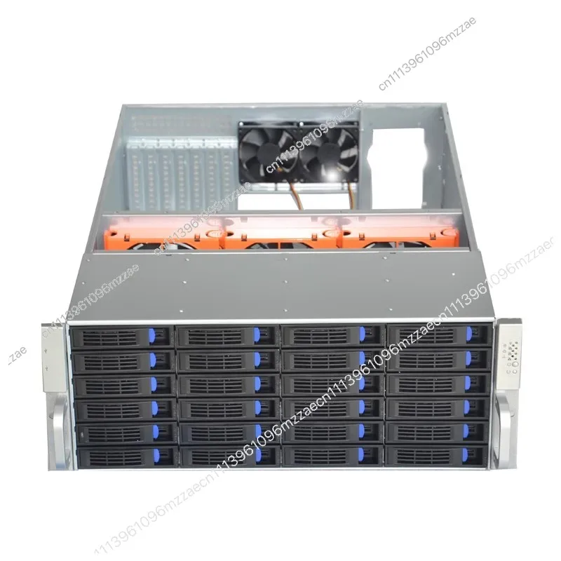 4U 24 Bay Hot Swap Server Storage Chassis R4424 with ATX CRPS Redundant Power Supply for Mining
