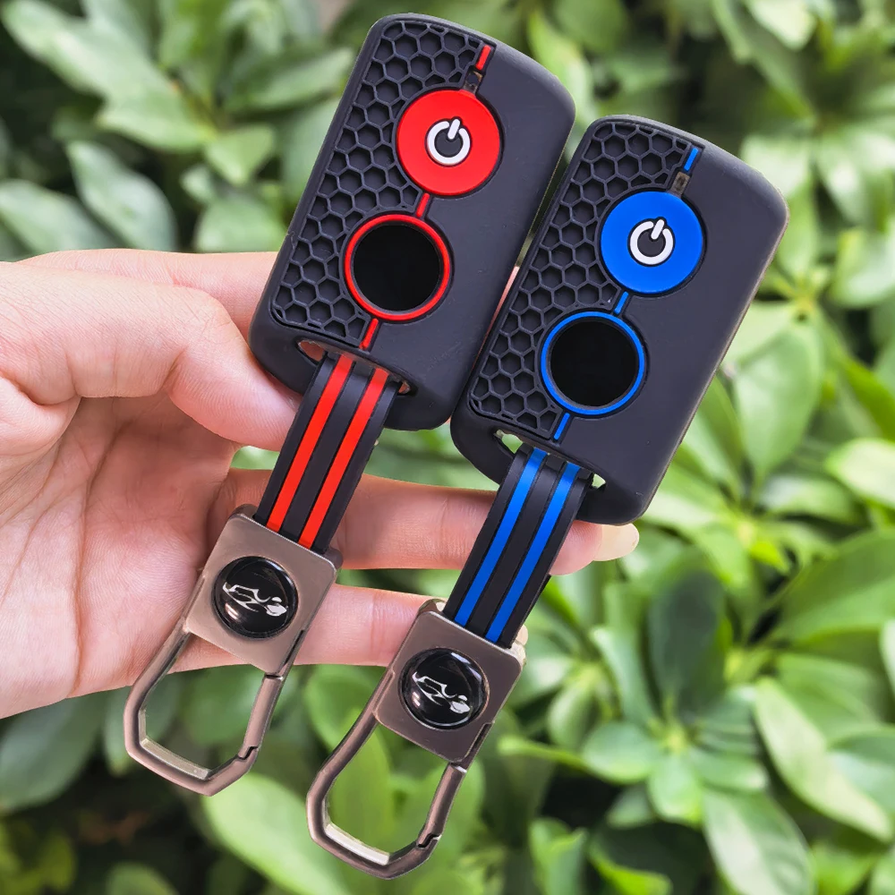 Car Key Case Cover Fob for Yamaha NVX155 NMAX155 AEROX155 QBIX Aerox XMAX300 Motorcycle Holder Keychain Durable Accessories